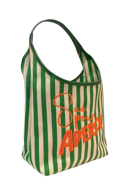 Lilly Loves Aperol Summer handbag in vibrant orange with a stylish design, perfect for summer outings.