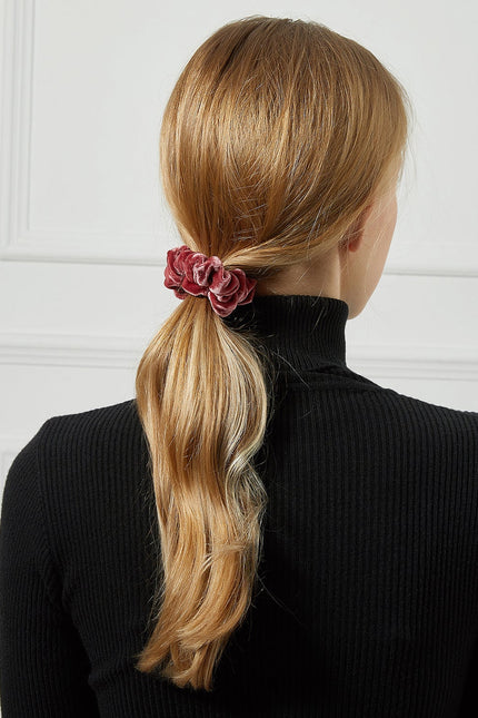 Soft Strokes Silk | Velvet Handmade Mini Lipstick Hair Band