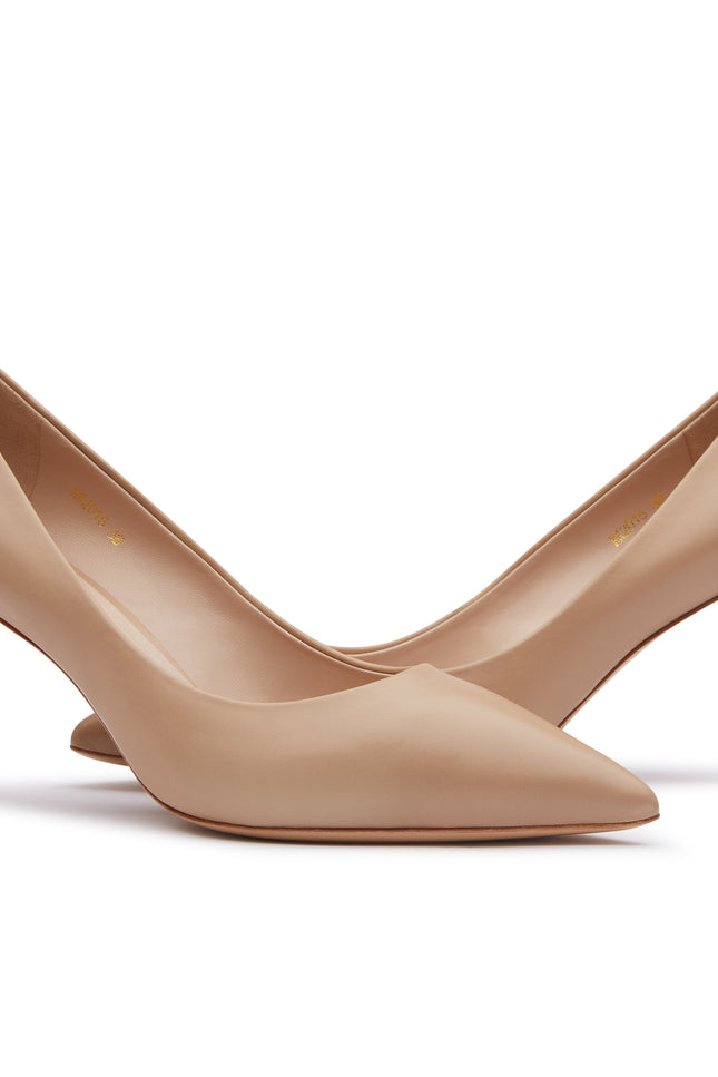 Icy Wong | Nude 10 calfskin pumps