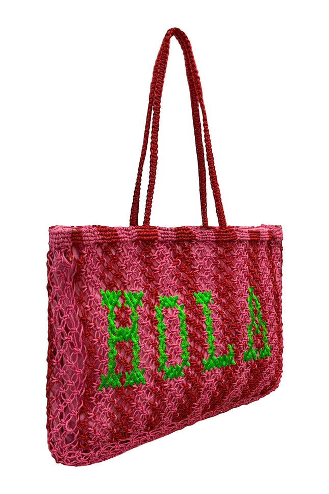Lilly Loves | Hola Pink Jute Bag
