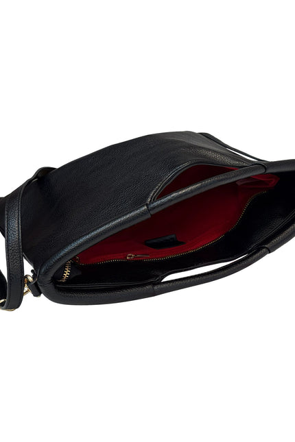Lilly Loves | Chic Happens Black Vegan Leather Clutch