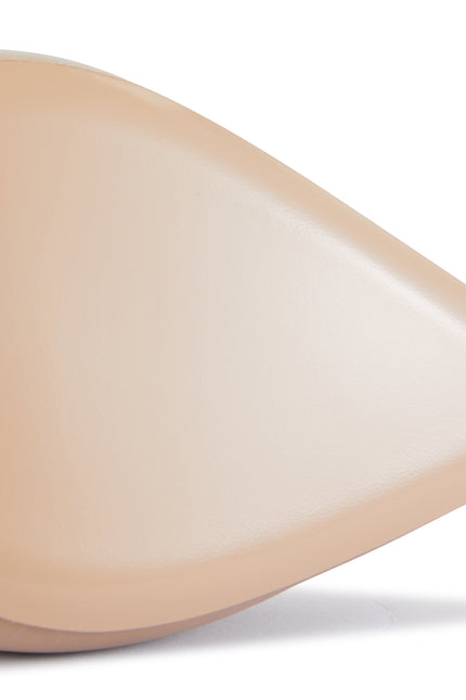 Icy Wong | Nude 10 calfskin pumps