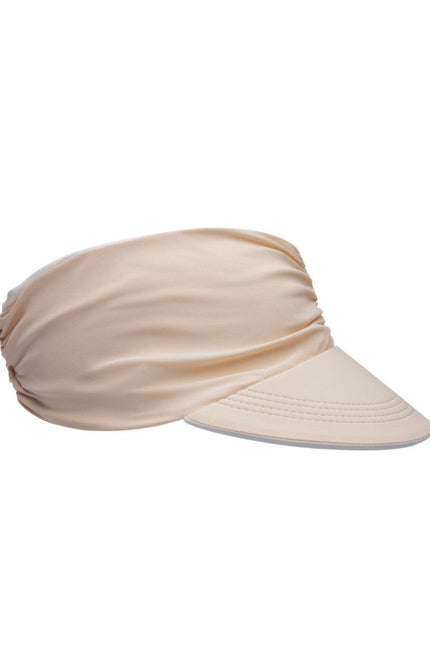 Kalani sunwear I Capri Reversible UV Visor White/Nude