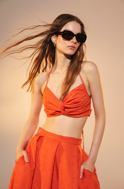 Nazli Ceren | Top June pomarańczowy