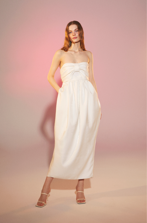 Nazli Ceren | Jeanne Balloon Midi Dress