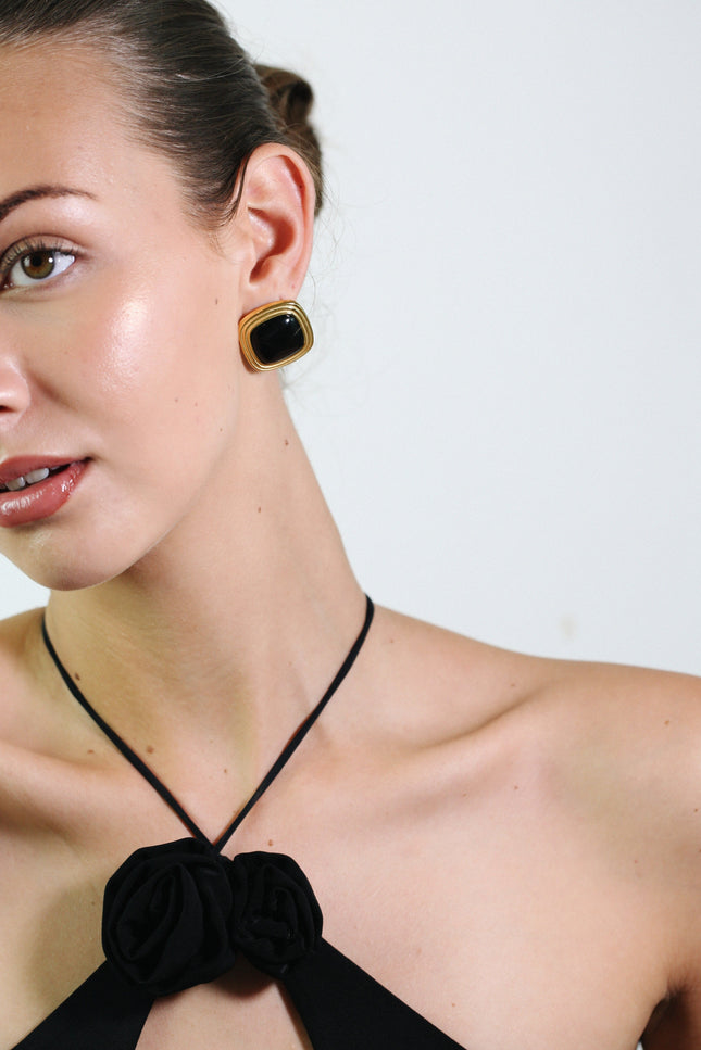 Miss Cecilia | Midnight Luxe Ear Studs