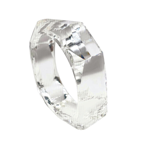Michael Nash Jewelry | Susanna Crystal Faceted Acrylic Bangle