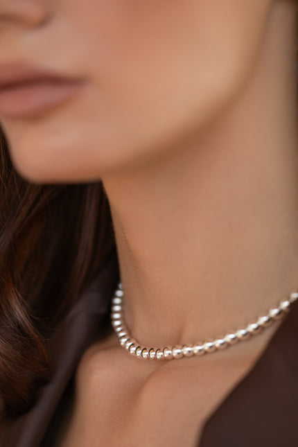 Pas de Marque | 925 sterling silver choker La Chenille Petite