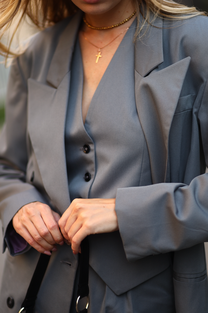 BÚDZIKO | CHICAGO GREY BLAZER
