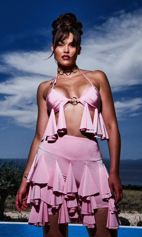 Antoninias | Auras Biker Shorts różowe