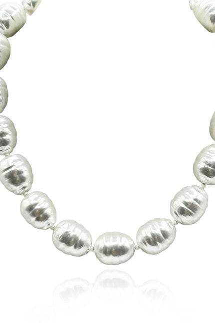 Michael Nash Jewelry | Marion Glass Baroque Pearl 16In Necklace