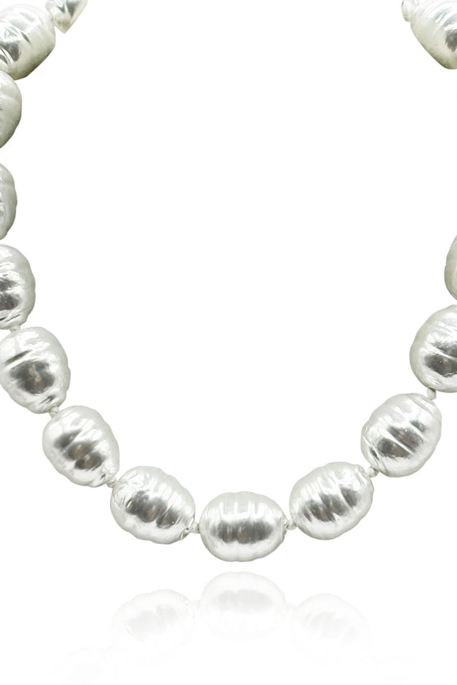Michael Nash Jewelry | Marion Glass Baroque Pearl 16In Necklace