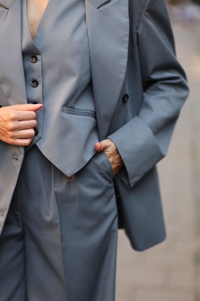 BÚDZIKO | CHICAGO GREY BLAZER
