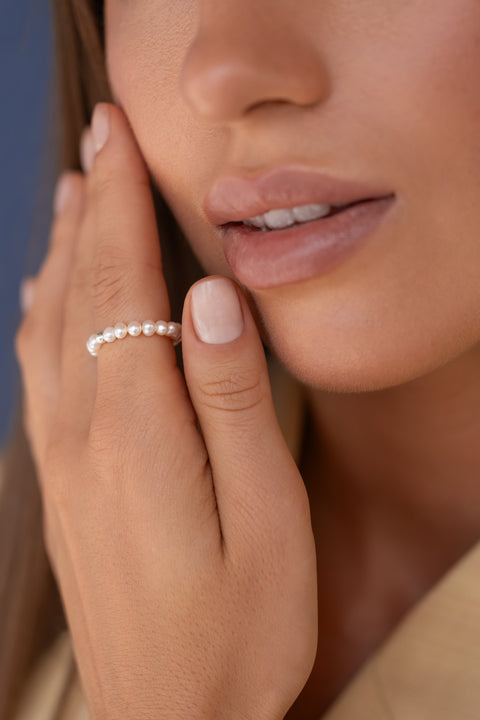 Pas de Marque | Freshwater pearl ring Pas Petit