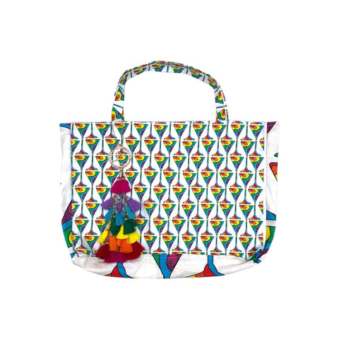 Julia Clancey I Martini podwójna Tote torba