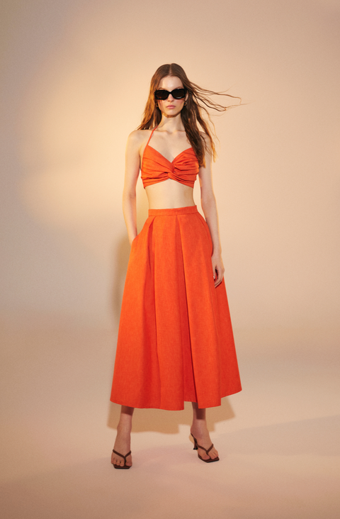 Nazli Ceren | Top June pomarańczowy