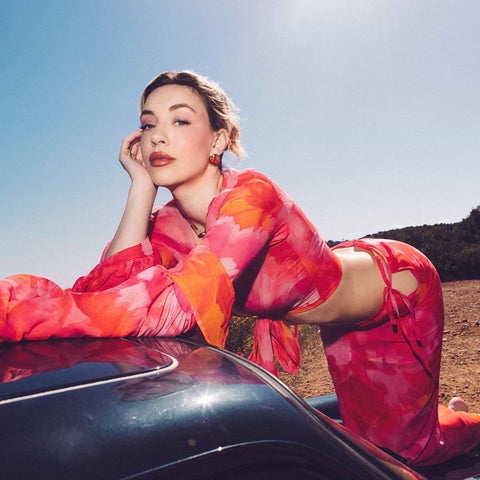 Say no more I Rose Floral Pink Muslin Skirt