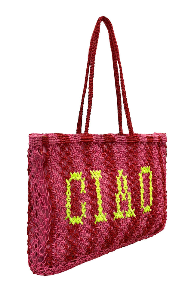 Lilly Loves | Ciao Pink Jute Bag