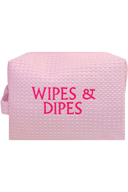 Lilly Loves | Pink Wipes & Dipes Waffle Bag