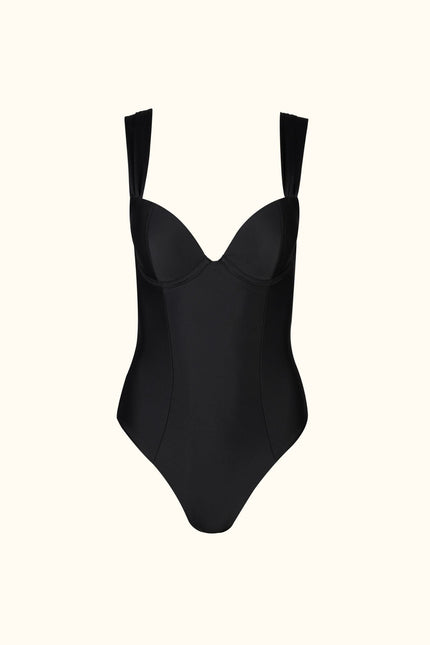 Say no more I Magnolia Black Push Up One Piece