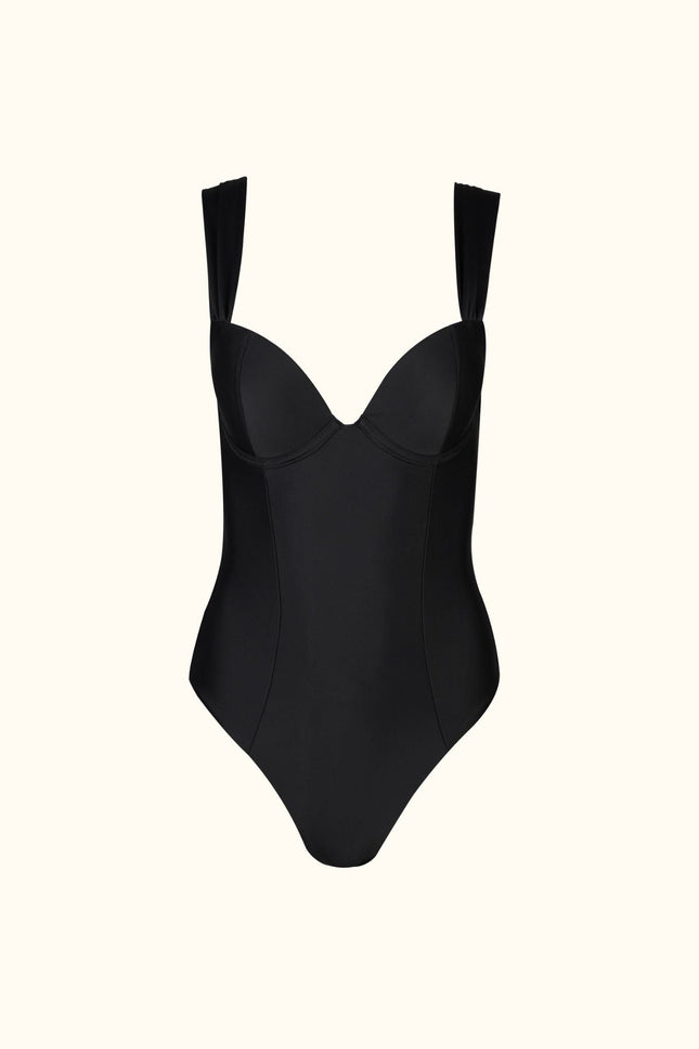 Say no more I Magnolia Black Push Up One Piece