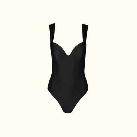Say no more I Magnolia Black Push Up One Piece