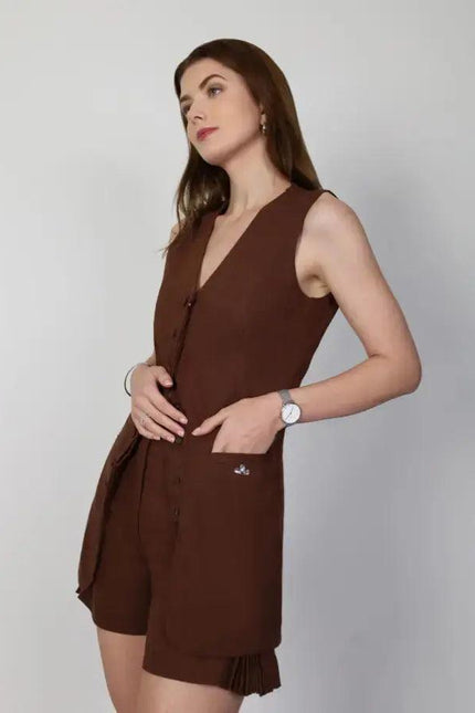 REGINA BROWN TOP - mudafashions