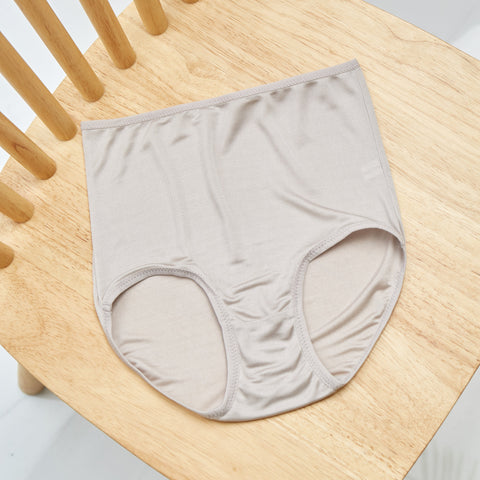 Soft Strokes Silk | Knitted French Cut Panties light grey