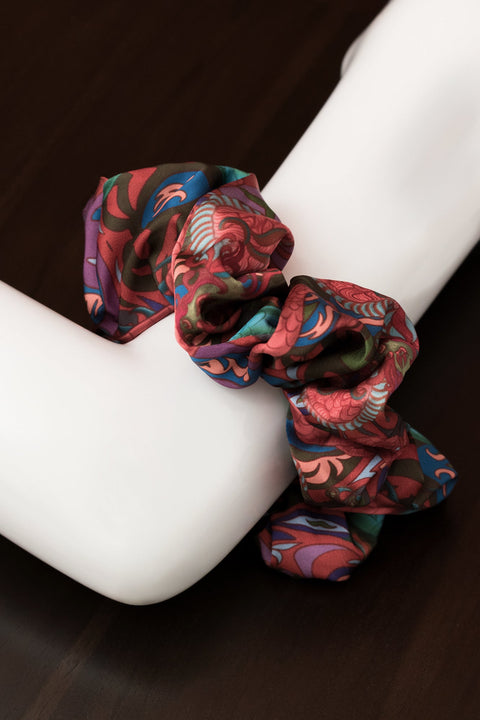 Janara Jones | Fantasy Satin Twilly & Scrunchie Set