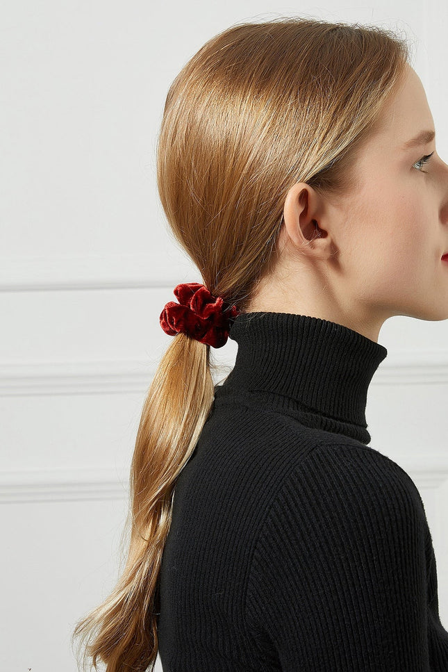 Soft Strokes Silk | Velvet Handmade Mini Lipstick Hair Band