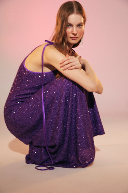 Nazli Ceren | Addie Sequin Maxi Dress