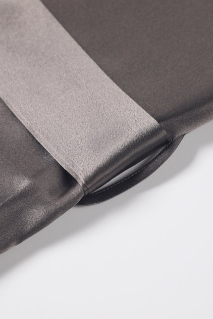 Soft Strokes Silk | Pasithea Grey Kimono Robe