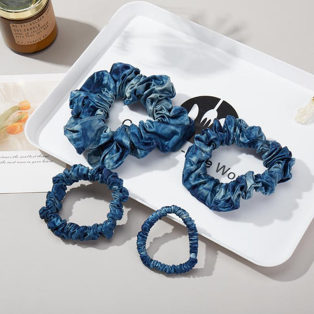 Soft Strokes Silk | Plant Tie Dye Hair Band