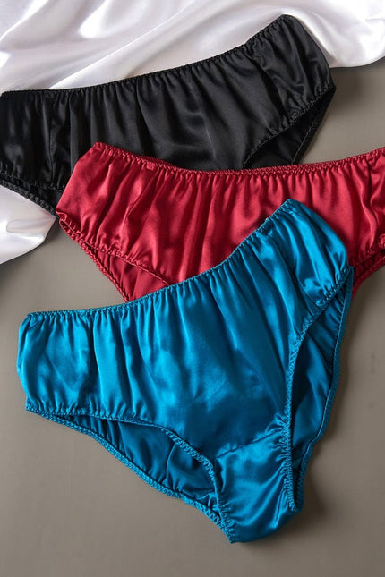 Soft Strokes Silk | Ruby Float Bikini Panties