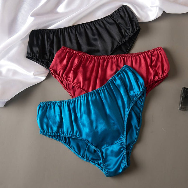 Soft Strokes Silk | Ruby Float Bikini Panties