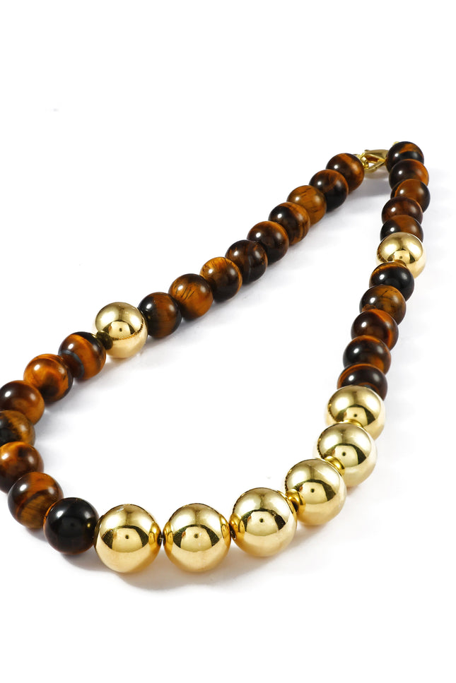 Arvino | Tiger’s Eye Balance Necklace