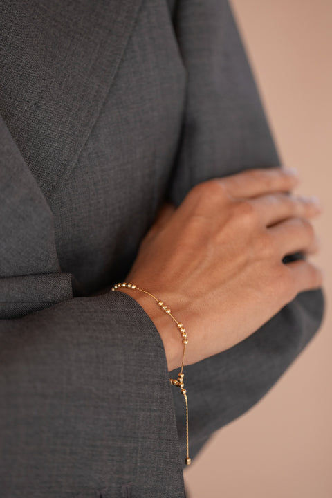 Pas de Marque | Gold-filled bracelet Le Serpent