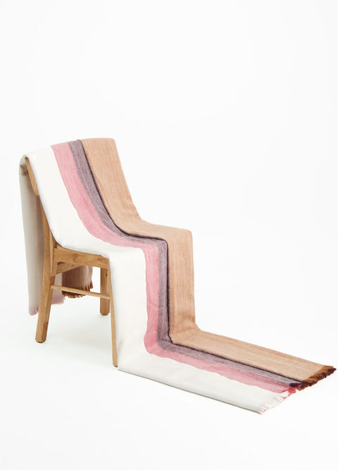 Alpaca Loca | Plaid Striped Wine Red, Grape and Naturals