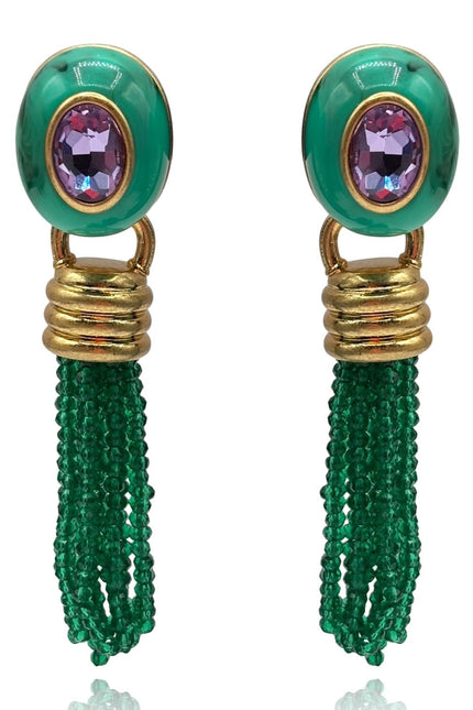 Michael Nash Jewelry | Kolczyki Grace Malachite