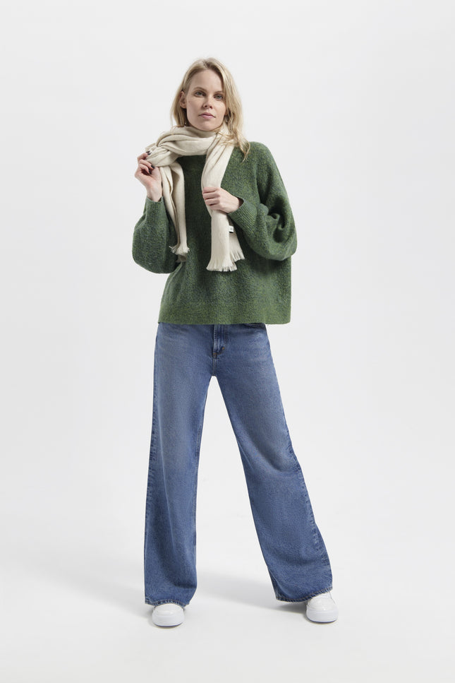 Alpaca Loca | Slim Scarf Beige