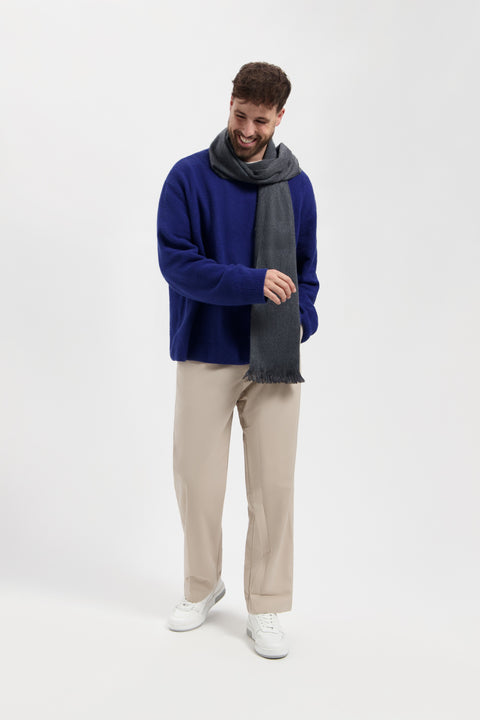 Alpaca Loca | Slim Scarf Dark Grey