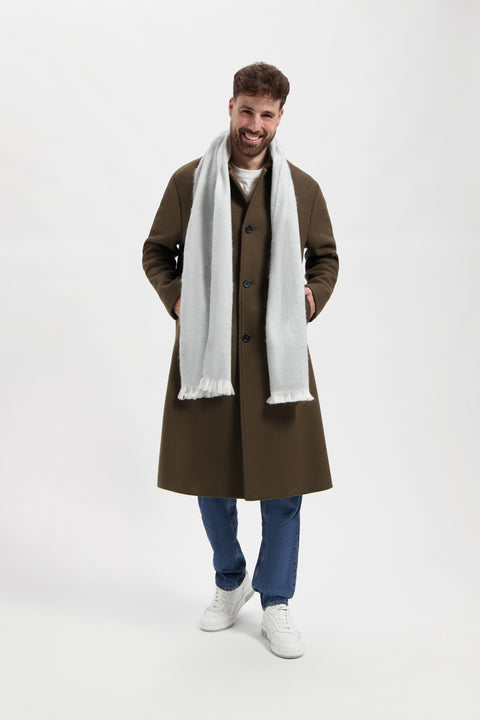 Alpaca Loca | Slim Scarf Light Grey