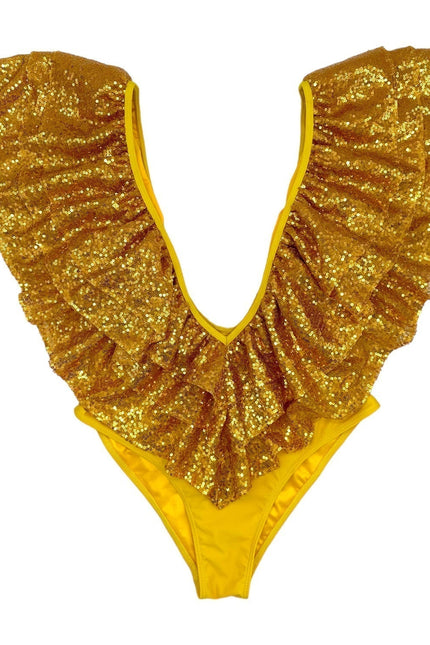 Julia Clancey I Victory Yellow w cekiny