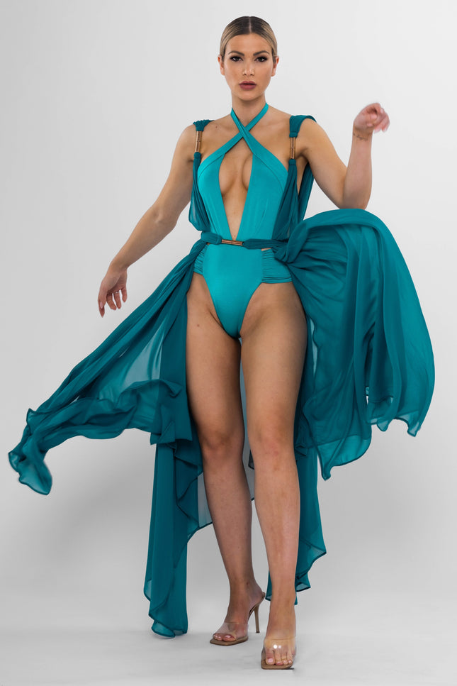Antoninias | Melanie One Piece petrol