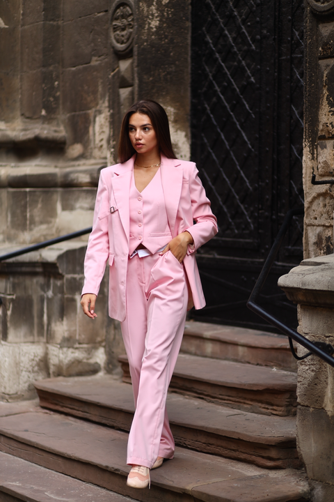 BÚDZIKO | ROSÉ SUIT WAISTCOAT