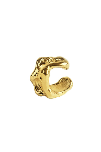 SIMA GINA | Ear Cuff - Hoops 'Wide Lava'