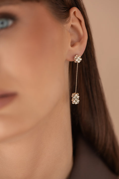 Pas de Marque | Kolczyki ze srebra próby 925 Pas Le Cube