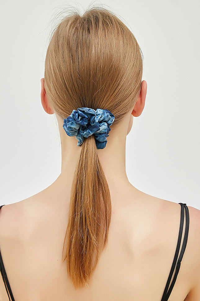 Soft Strokes Silk | Plant Tie Dye Hair Band