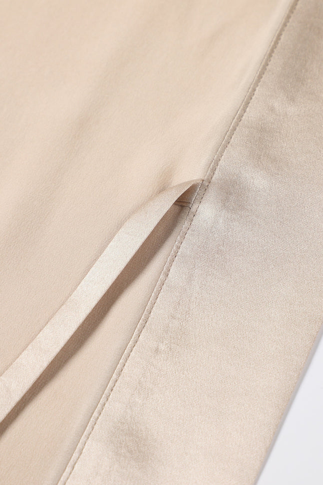 Soft Strokes Silk | Pasithea Beige Kimono Robe