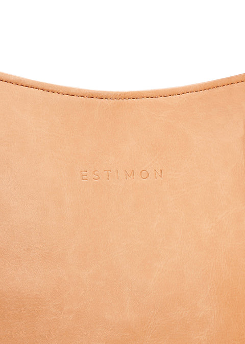 Estimon | Tote bag Shopper corn leather nude